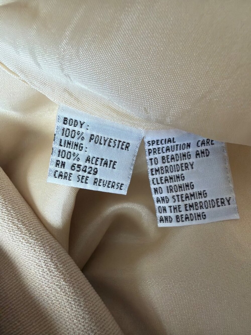 Donna Vinci 3-Pc Skirt Suit Ivory Embroidered Longline Jacket First Lady Sz 20 - Picture 11 of 16